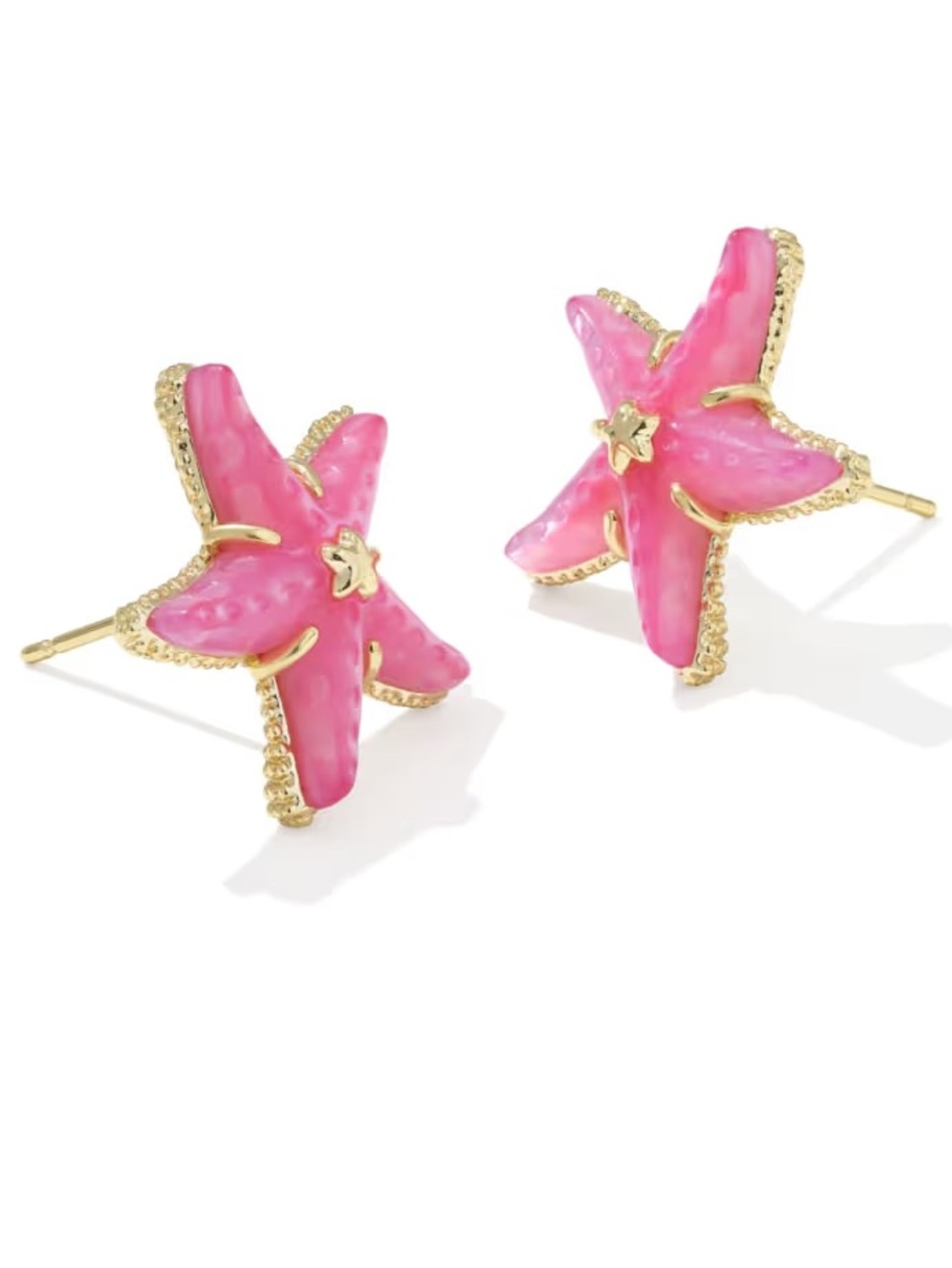 KENDRA SCOTT 🩷 Parker Pink Starfish Earrings